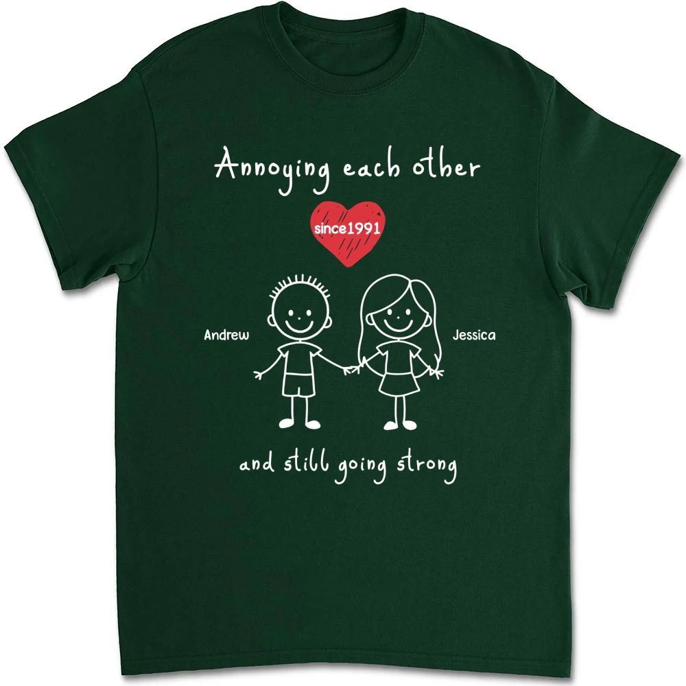 You And Me Annoying Each Other - Personalized Custom Shirt - Image 8