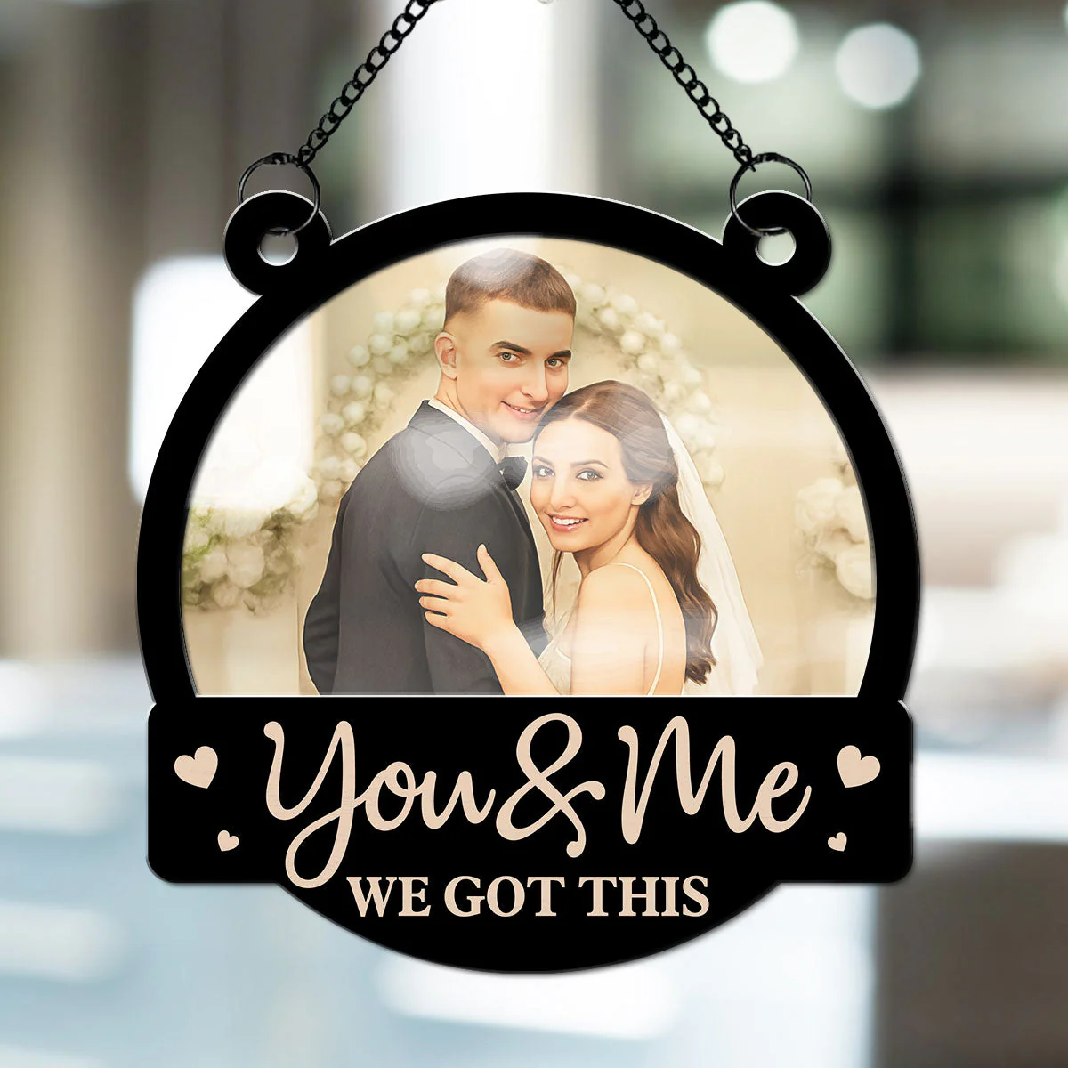 You And Me Couple - Personalized Custom Suncatcher - Image 6