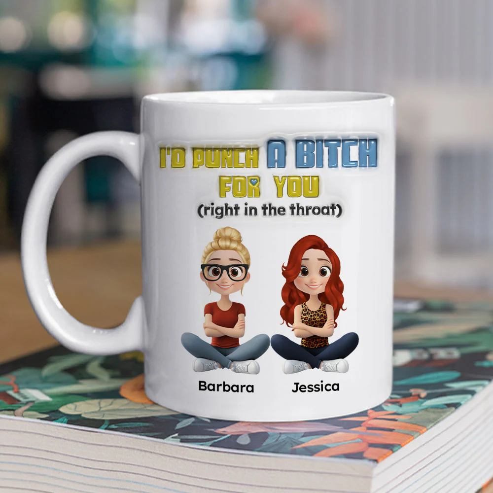 You And Me Has Unbreakable Bond - Personalized Custom 3D Inflated Effect Mug - Image 2