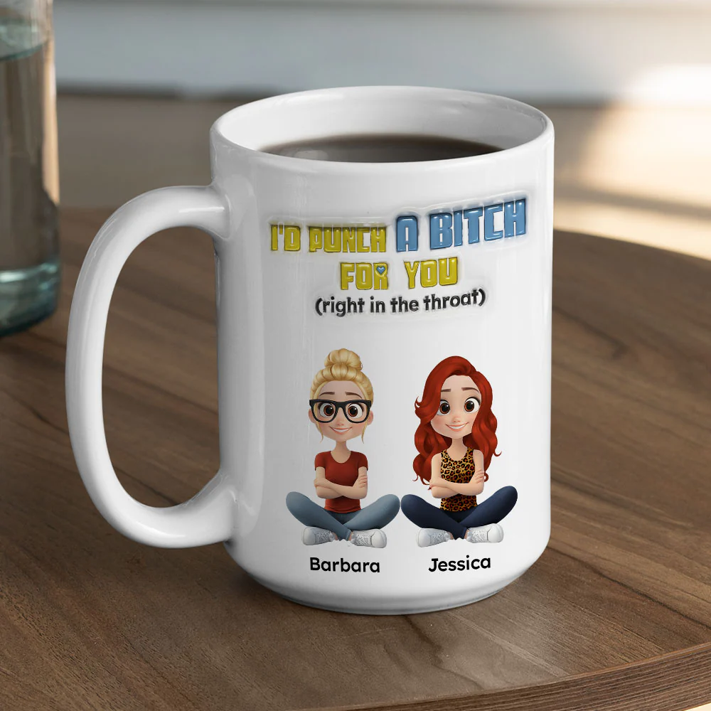 You And Me Has Unbreakable Bond - Personalized Custom 3D Inflated Effect Mug - Image 5
