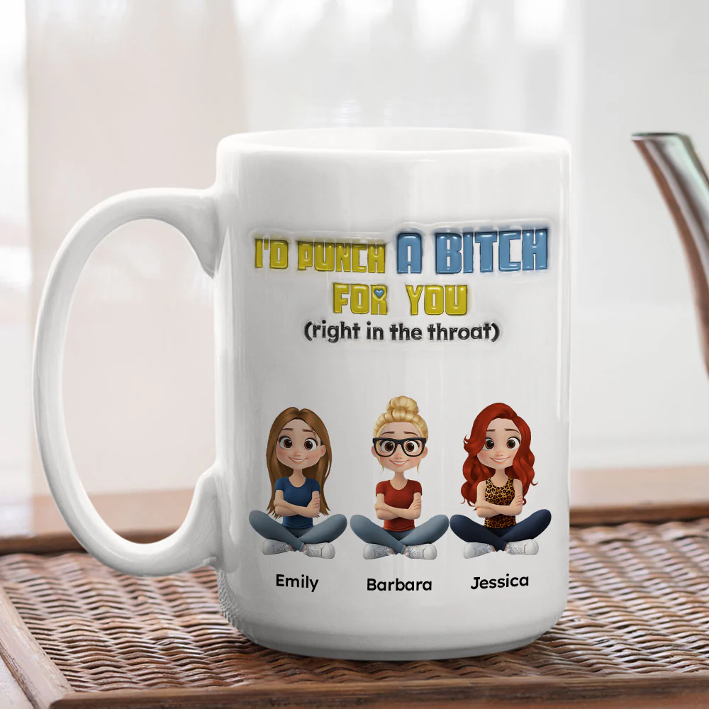 You And Me Has Unbreakable Bond - Personalized Custom 3D Inflated Effect Mug - Image 6