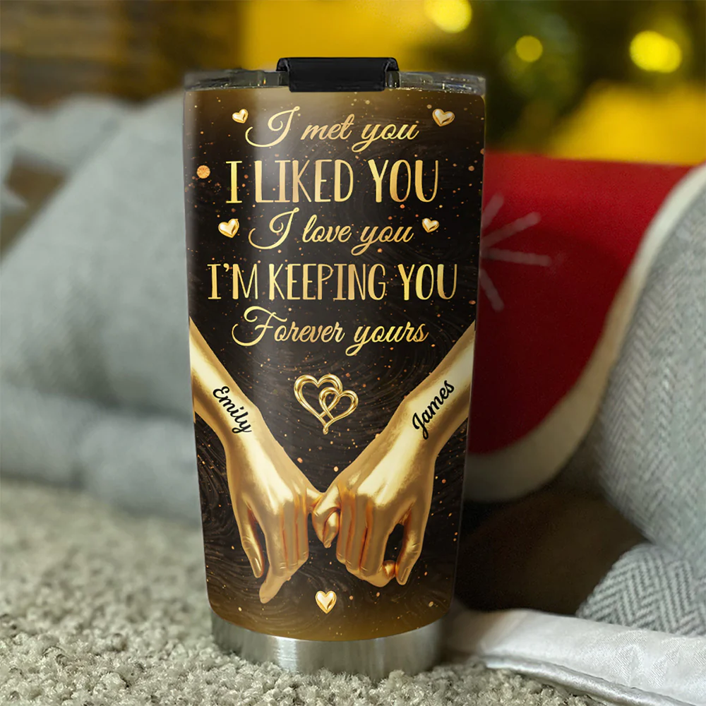 You And Me Keep Love To Last - Personalized Custom Tumbler - Image 3