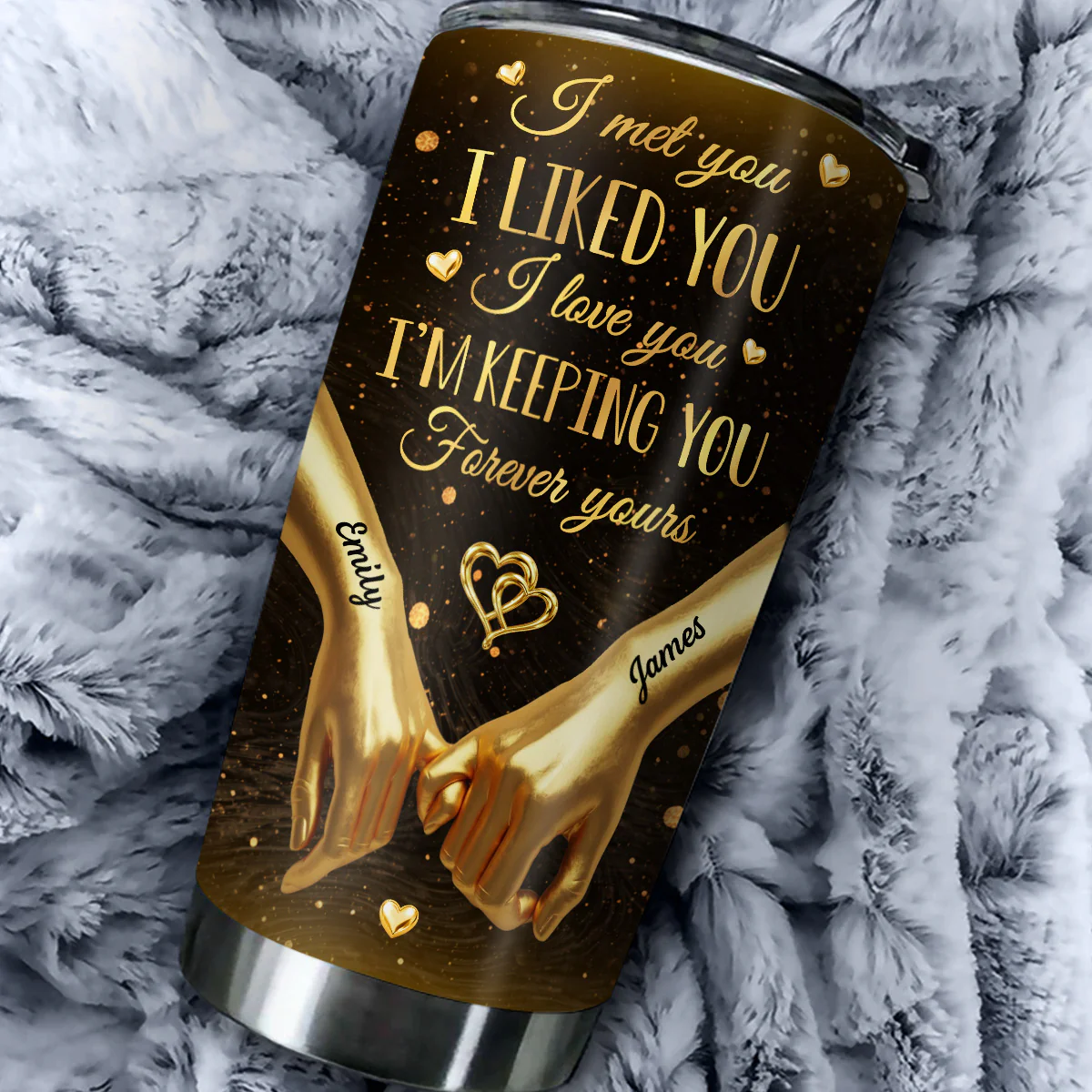 You And Me Keep Love To Last - Personalized Custom Tumbler - Image 4