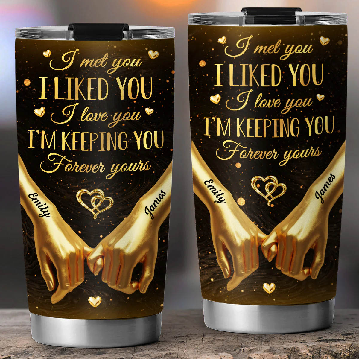You And Me Keep Love To Last - Personalized Custom Tumbler - Image 5