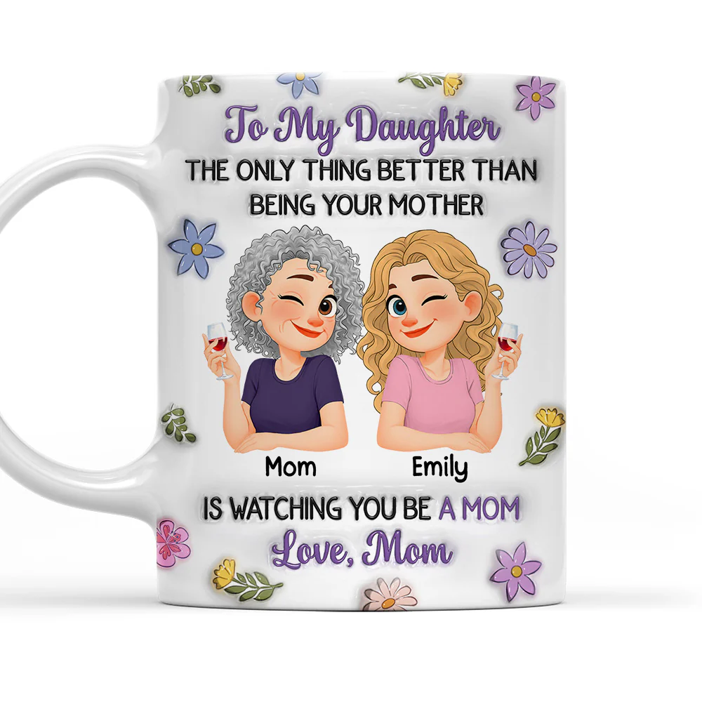 You And Me Linked Together - Personalized Custom 3D Inflated Effect Mug