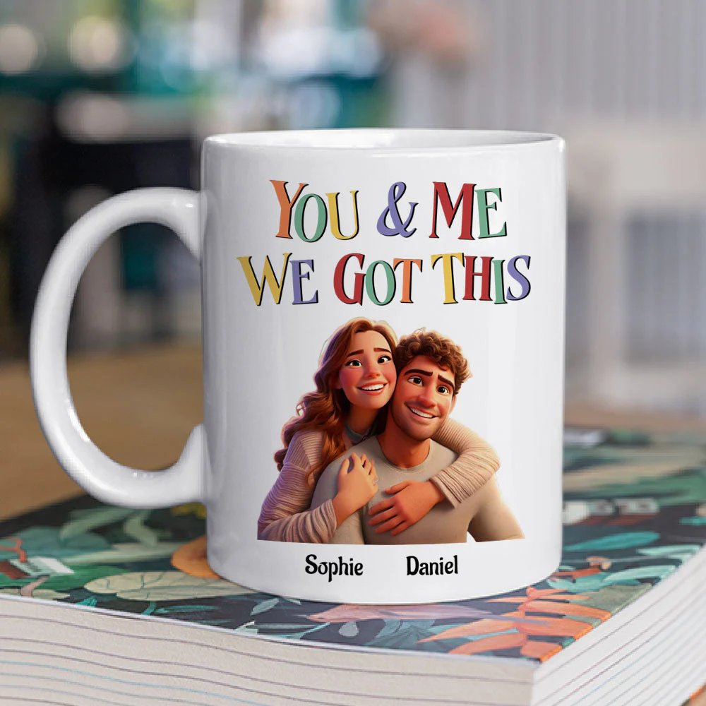 You And Me - Personalized Custom Coffee Mug - Image 2
