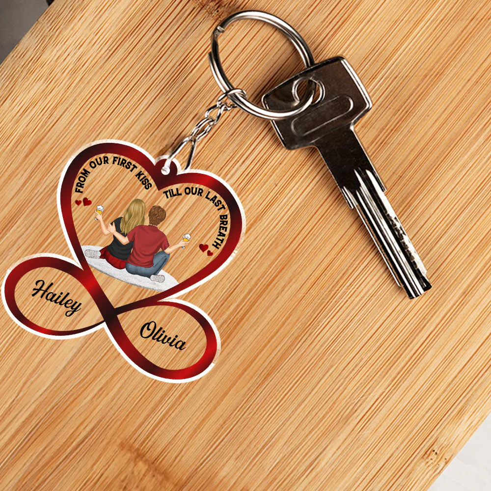 You And Me We Got This - Personalized Custom Acrylic Keychain - Image 2