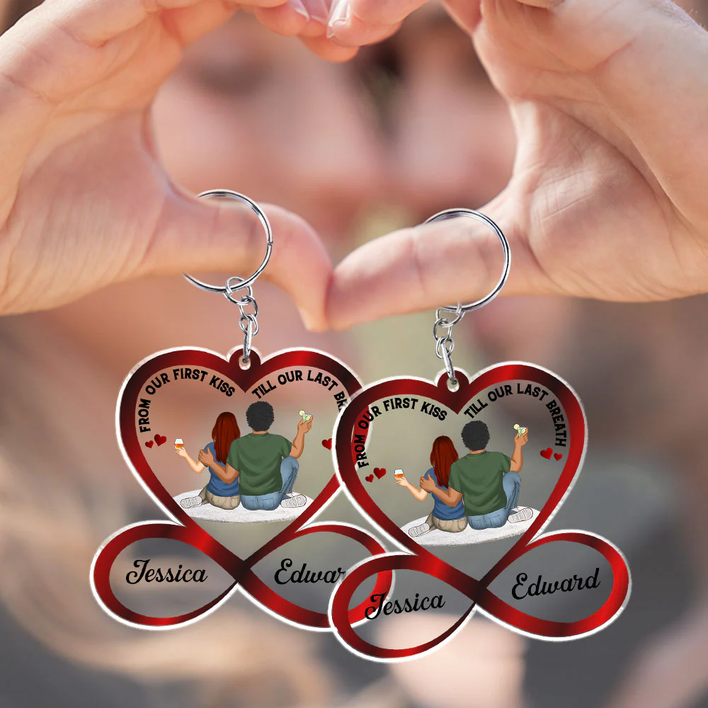 You And Me We Got This - Personalized Custom Acrylic Keychain - Image 6