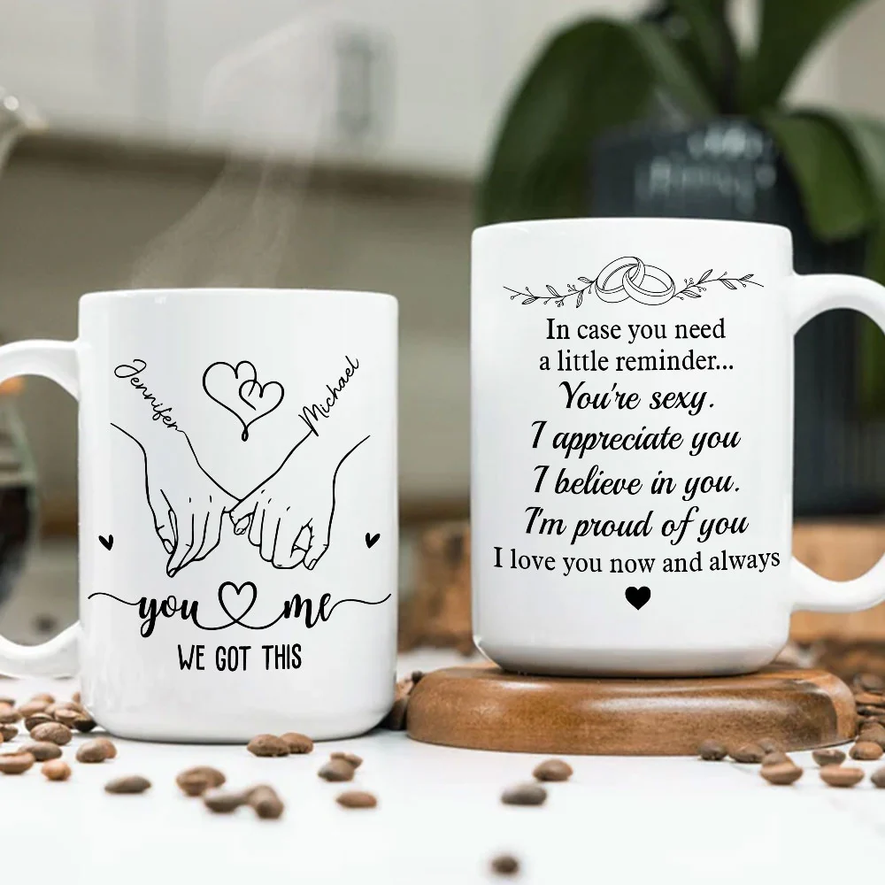 You And Me We Got This - Personalized Custom Coffee Mug - Image 4