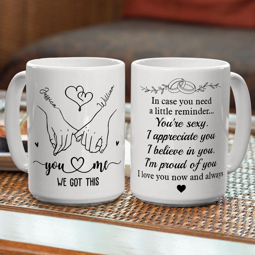 You And Me We Got This - Personalized Custom Coffee Mug - Image 5