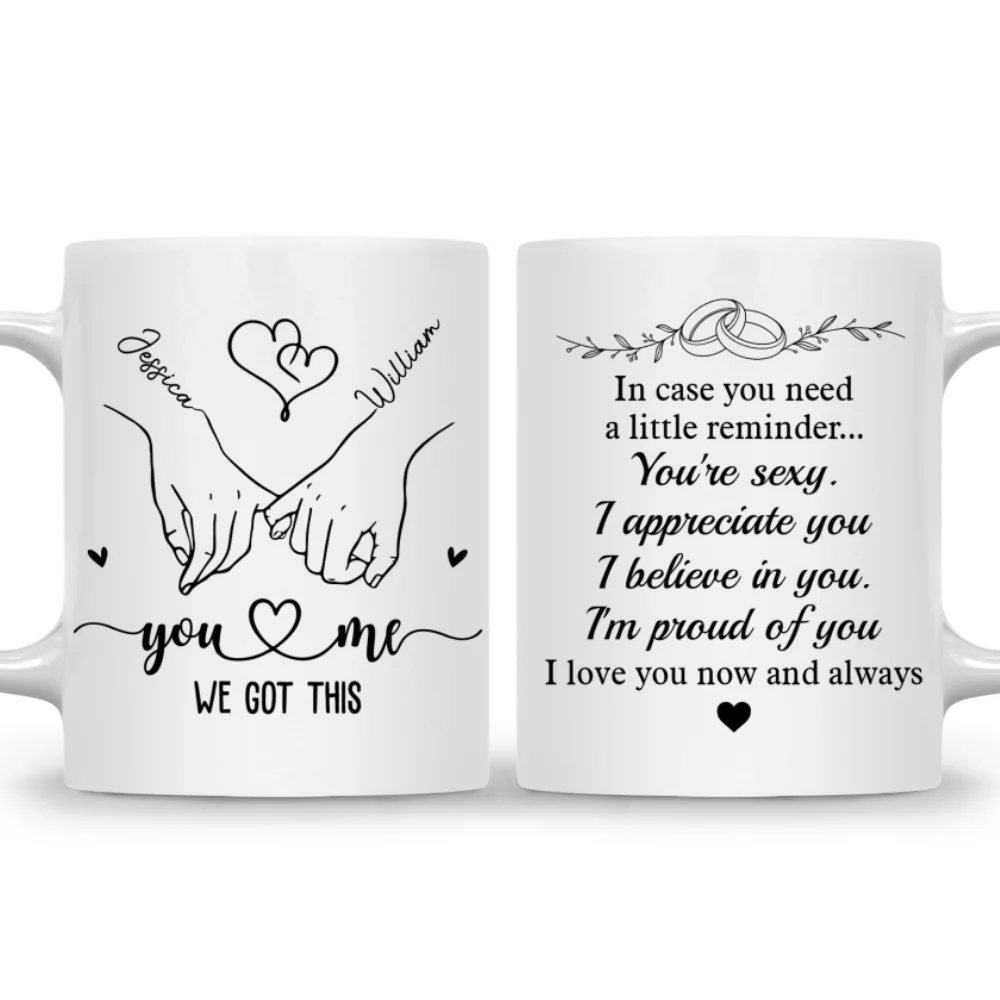 You And Me We Got This - Personalized Custom Coffee Mug - Image 7