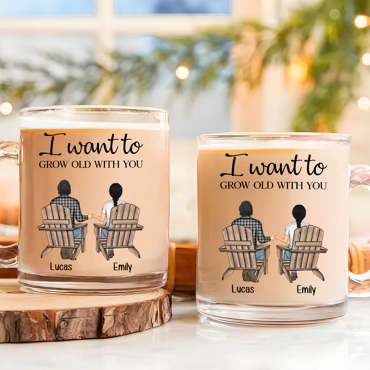 You And Me We Got This - Personalized Custom Glass Mug - Image 4