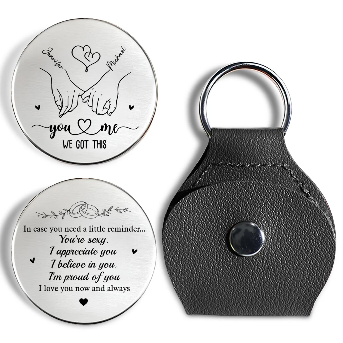 You And Me We Got This - Personalized Custom Pocket Hug - Image 7