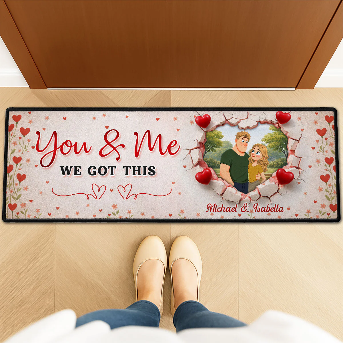 You And Me We Got This - Personalized Custom Runner Rug - Image 4