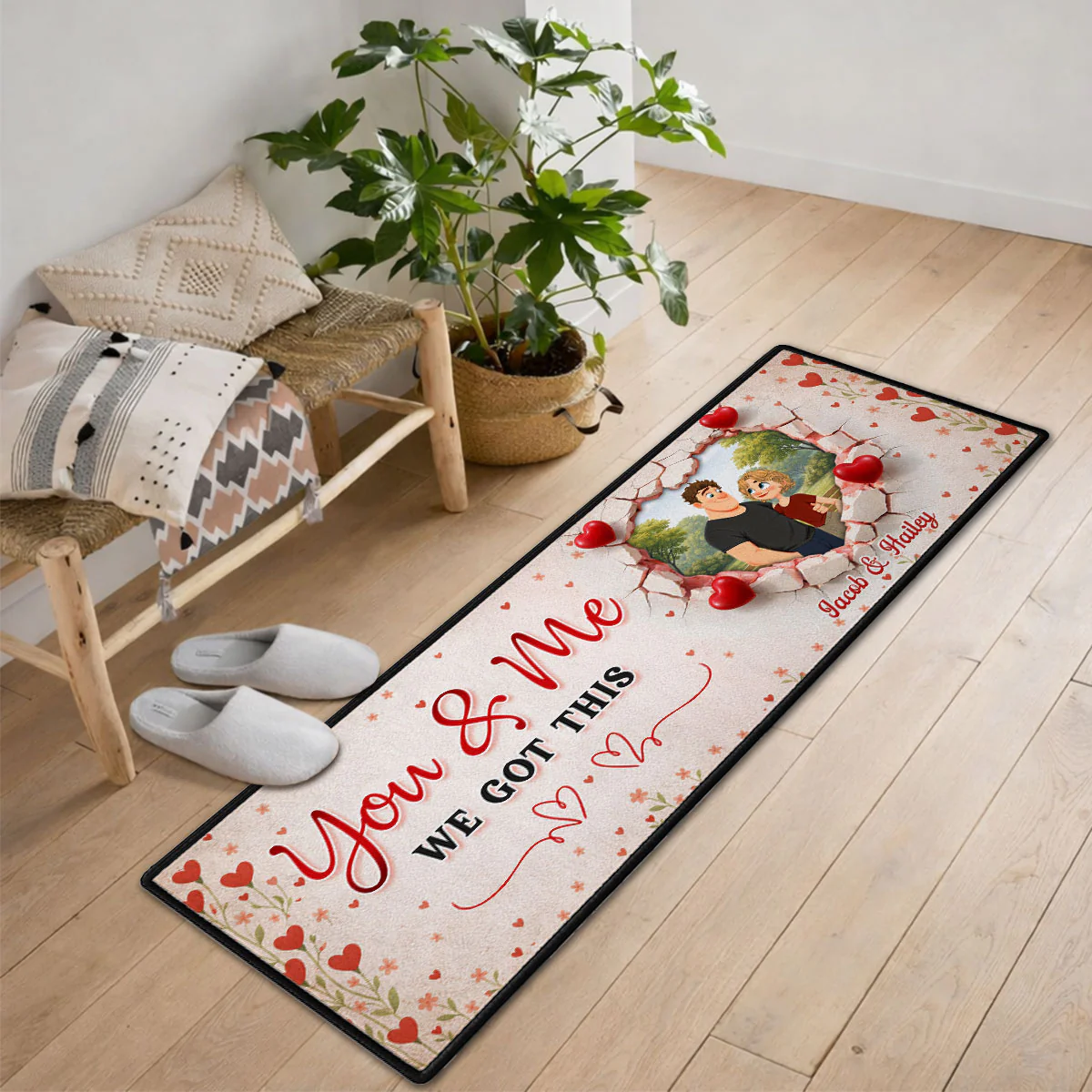 You And Me We Got This - Personalized Custom Runner Rug - Image 5
