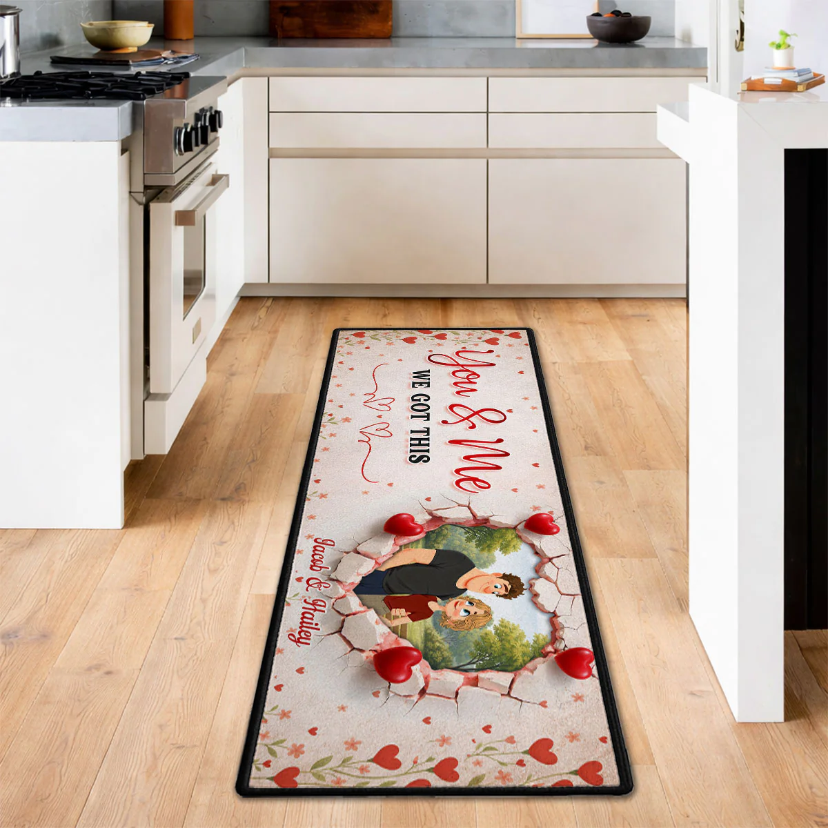 You And Me We Got This - Personalized Custom Runner Rug - Image 6