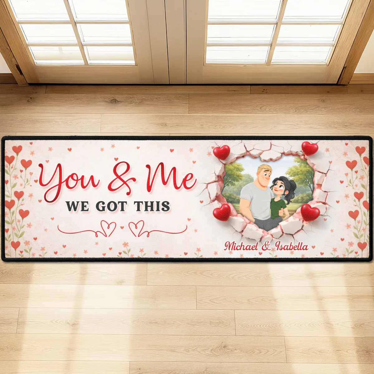 You And Me We Got This - Personalized Custom Runner Rug - Image 8