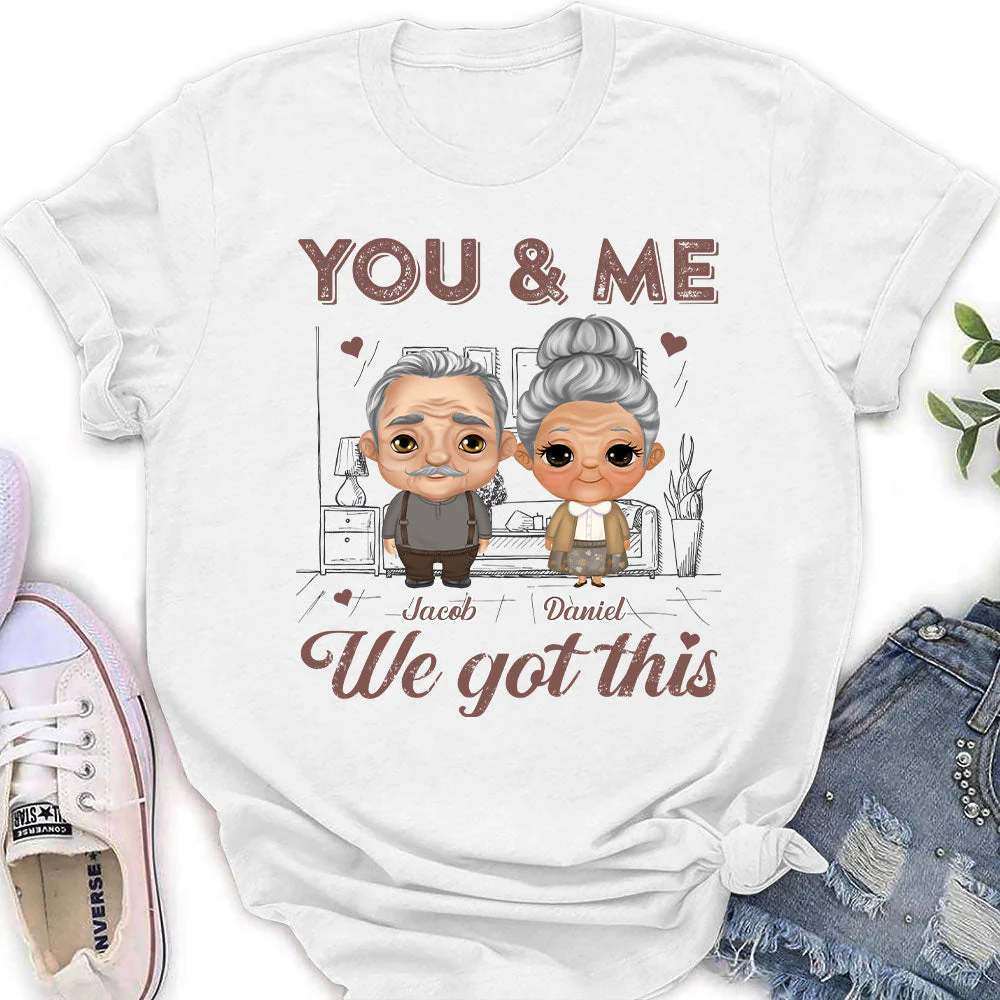 You And Me - Personalized Custom Women's T-shirt - Image 5