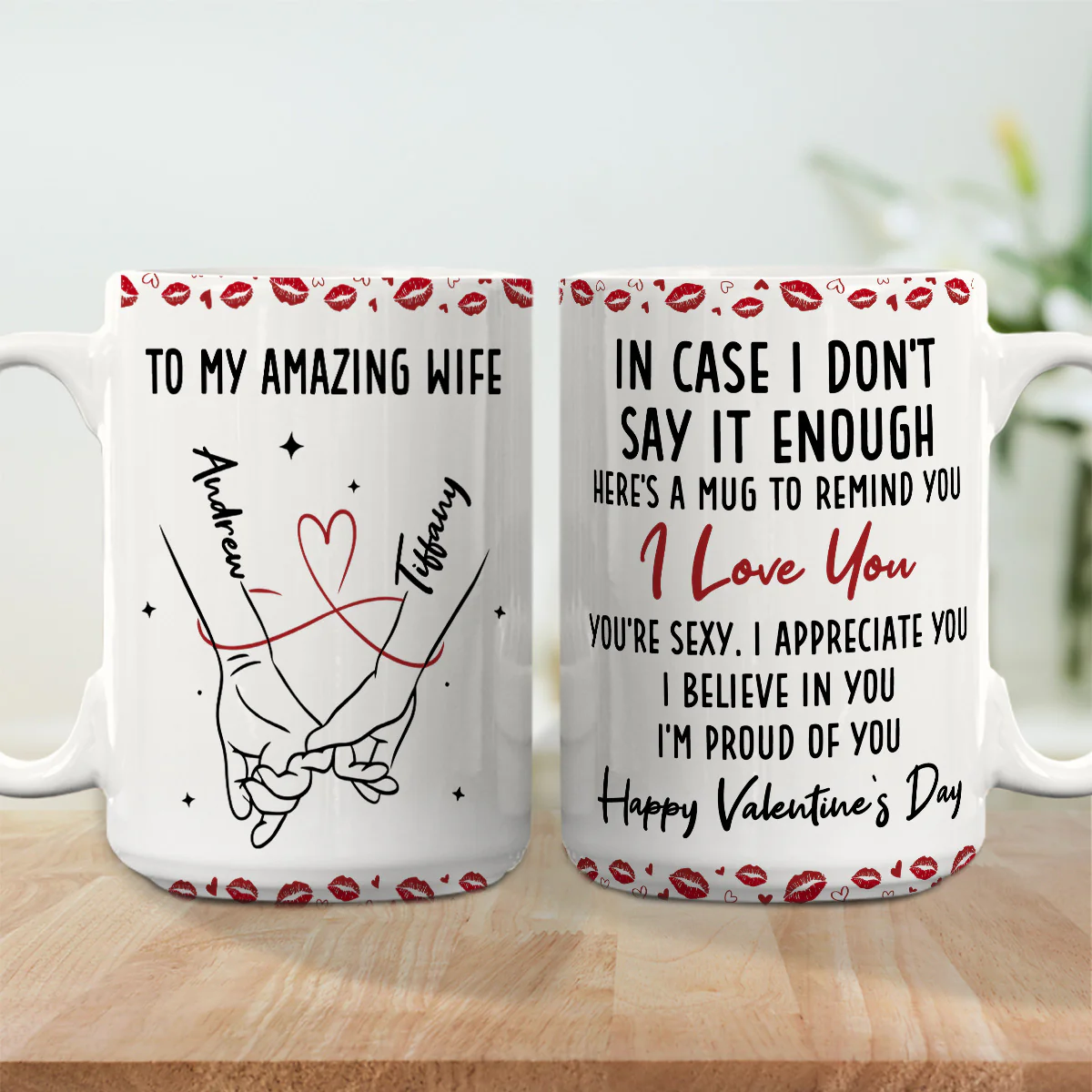 You And Me We Got This Valentine - Personalized Custom Coffee Mug - Image 4