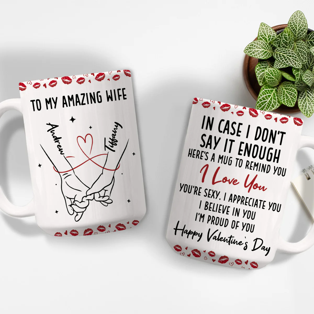 You And Me We Got This Valentine - Personalized Custom Coffee Mug - Image 5