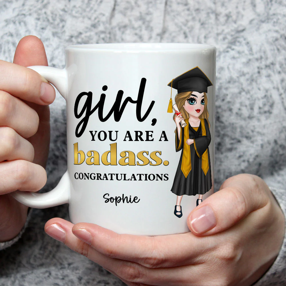 You Are A Badass - Personalized Custom Coffee Mug - Image 2