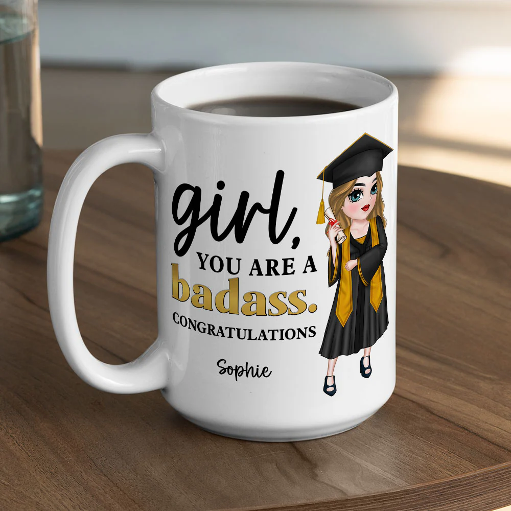You Are A Badass - Personalized Custom Coffee Mug - Image 6