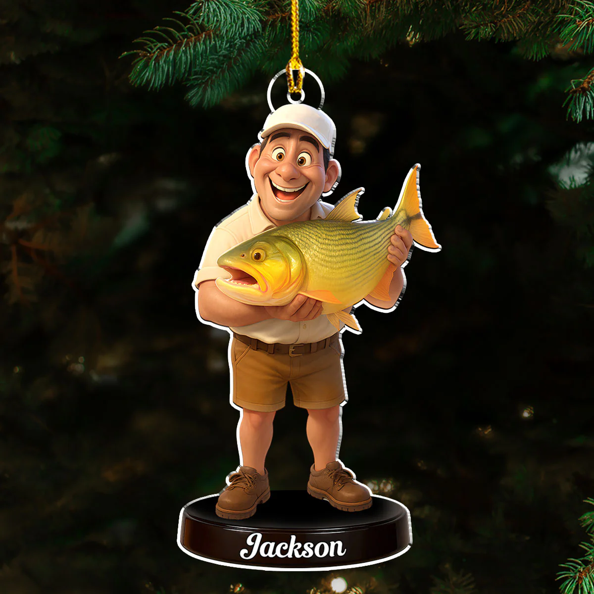 You Are A Reel Legend - Personalized Custom Acrylic Ornament - Image 3