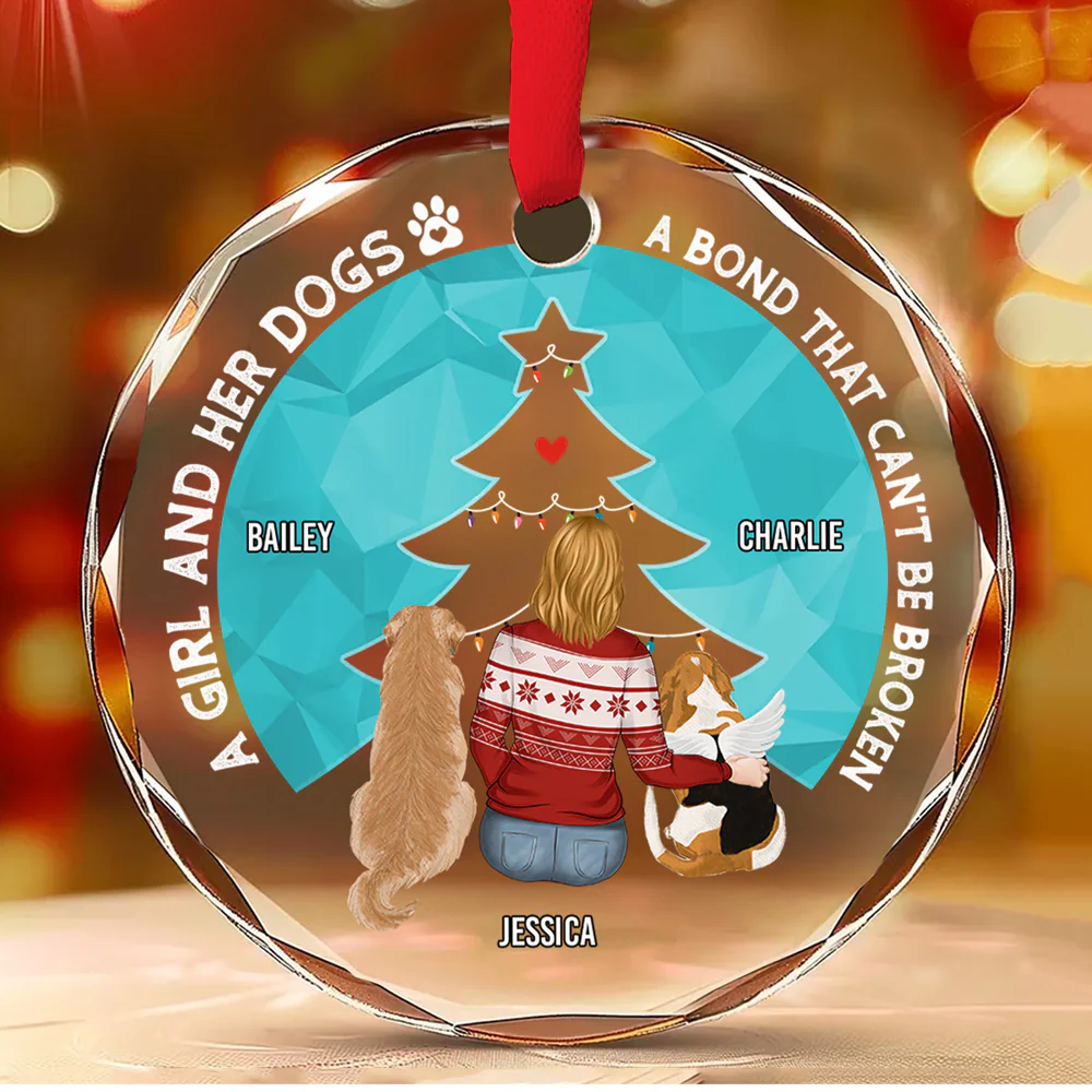 You Are Always In My Heart - Personalized Custom Glass Ornament - Image 3