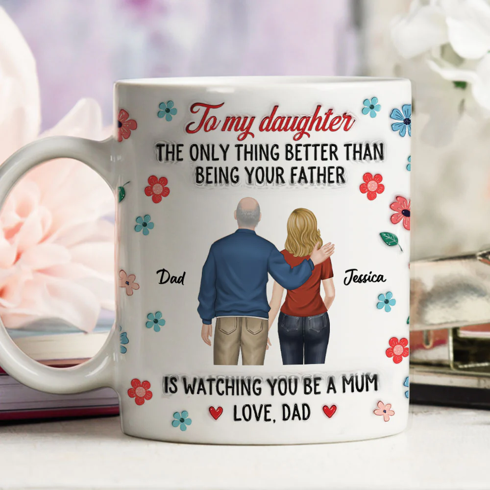 You Are An Amazing Mum - Personalized Custom 3D Inflated Effect Mug - Image 3