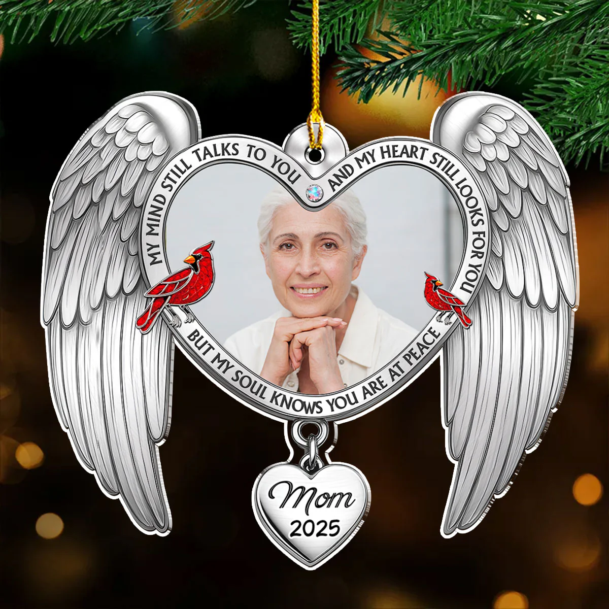 You Are At Peace - Personalized Custom Acrylic Ornament - Image 3
