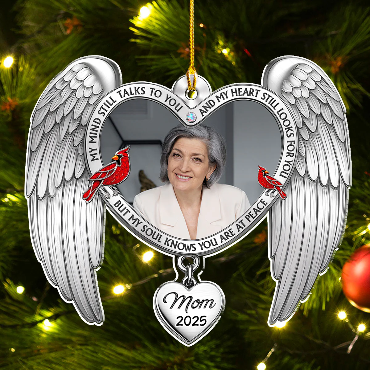 You Are At Peace - Personalized Custom Acrylic Ornament - Image 4