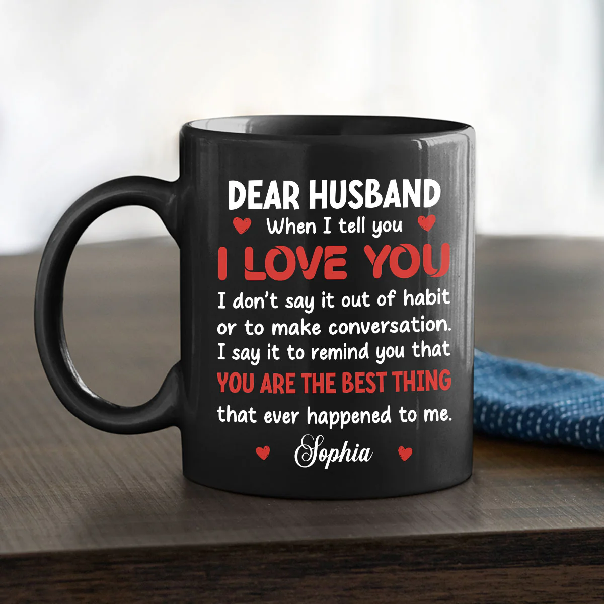 You Are Best Thing About Me - Personalized Custom Coffee Mug - Image 2