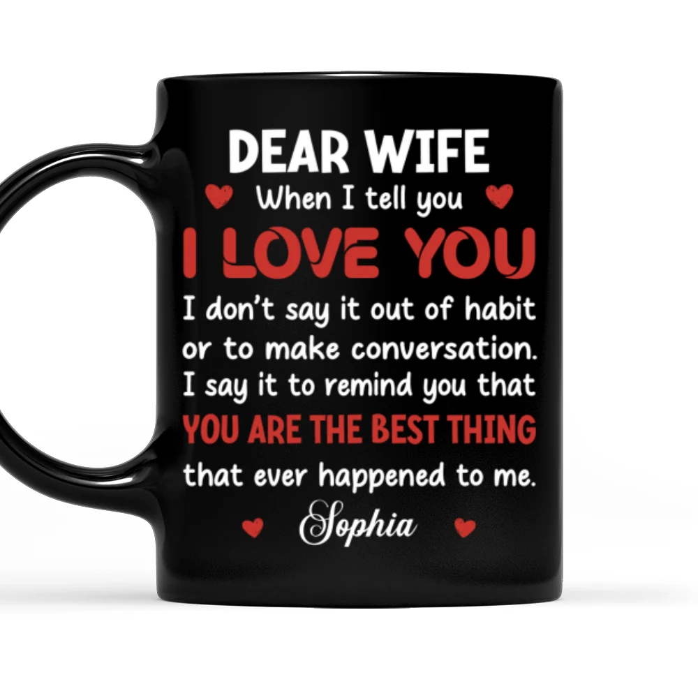 You Are Best Thing About Me - Personalized Custom Coffee Mug - Image 6