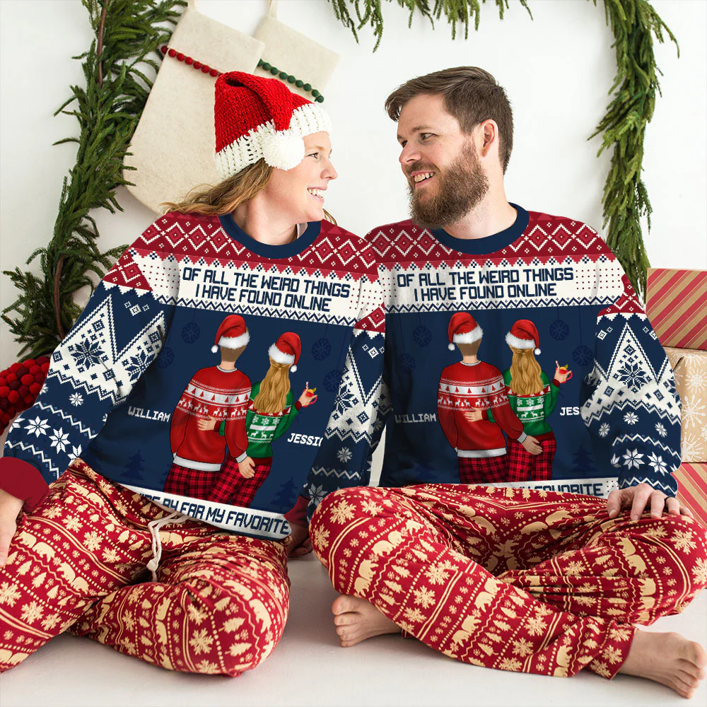 You Are By Far My Favorite - Personalized Custom All-Over-Print Sweatshirt - Image 3