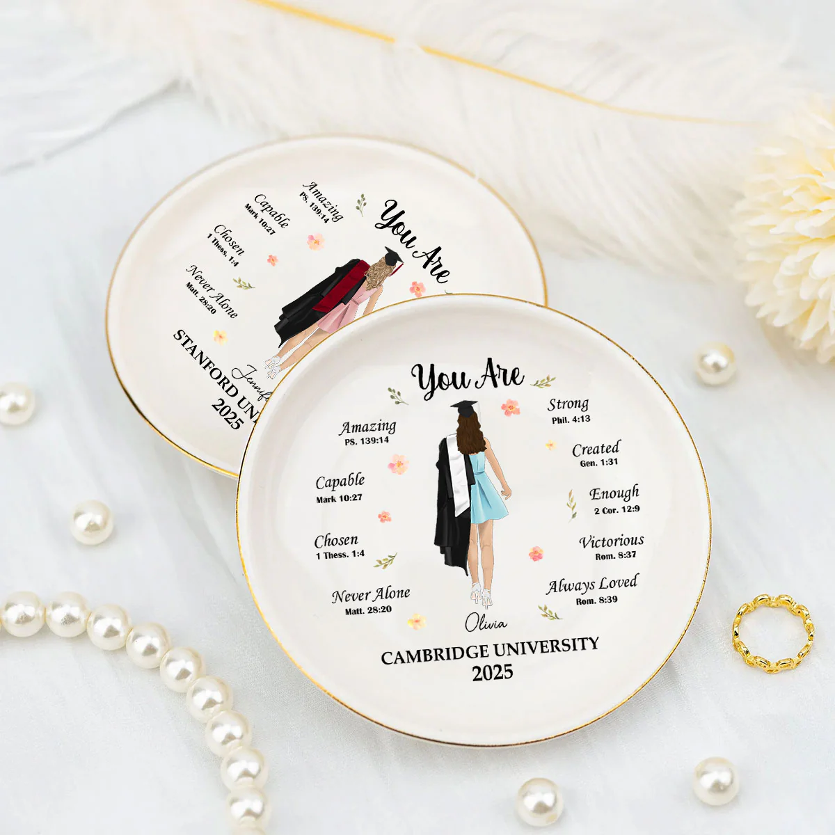 You Are Chosen - Personalized Custom Jewelry Dish - Image 5