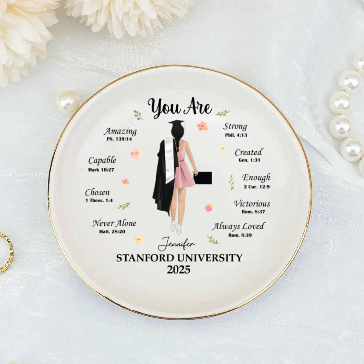 You Are Chosen - Personalized Custom Jewelry Dish - Image 6