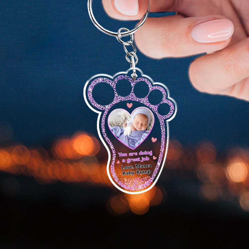 You Are Doing A Great Job - Personalized Custom Acrylic Keychain - Image 2