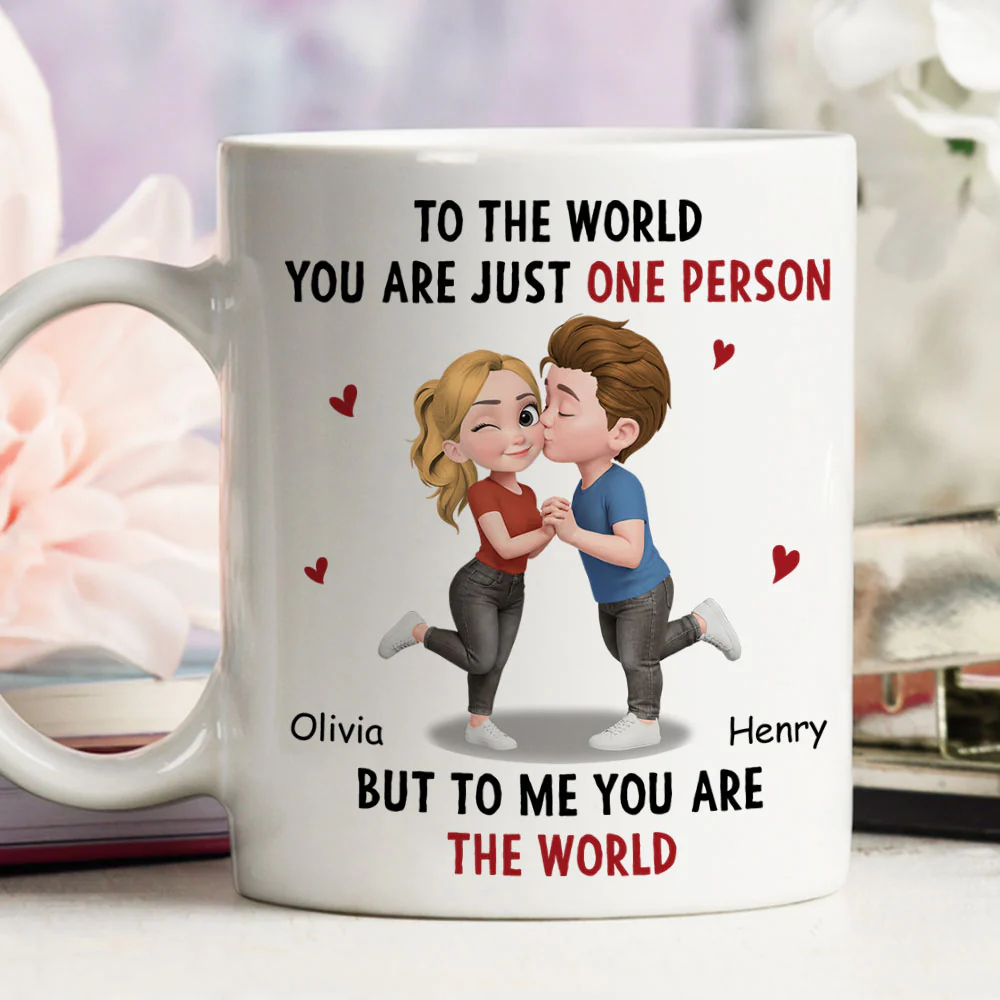 You Are Everything To Me - Personalized Custom Coffee Mug - Image 4