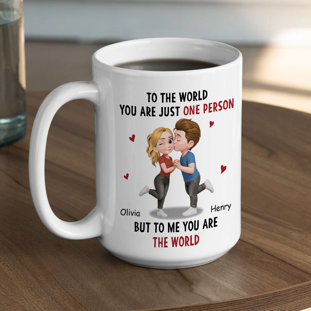 You Are Everything To Me - Personalized Custom Coffee Mug - Image 6