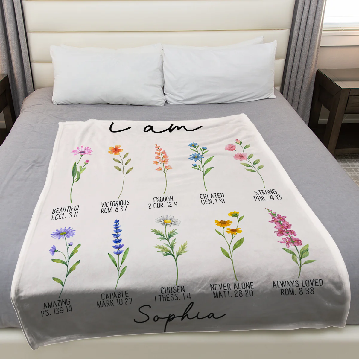 You Are Inspiring - Personalized Custom Fleece Blanket - Image 3