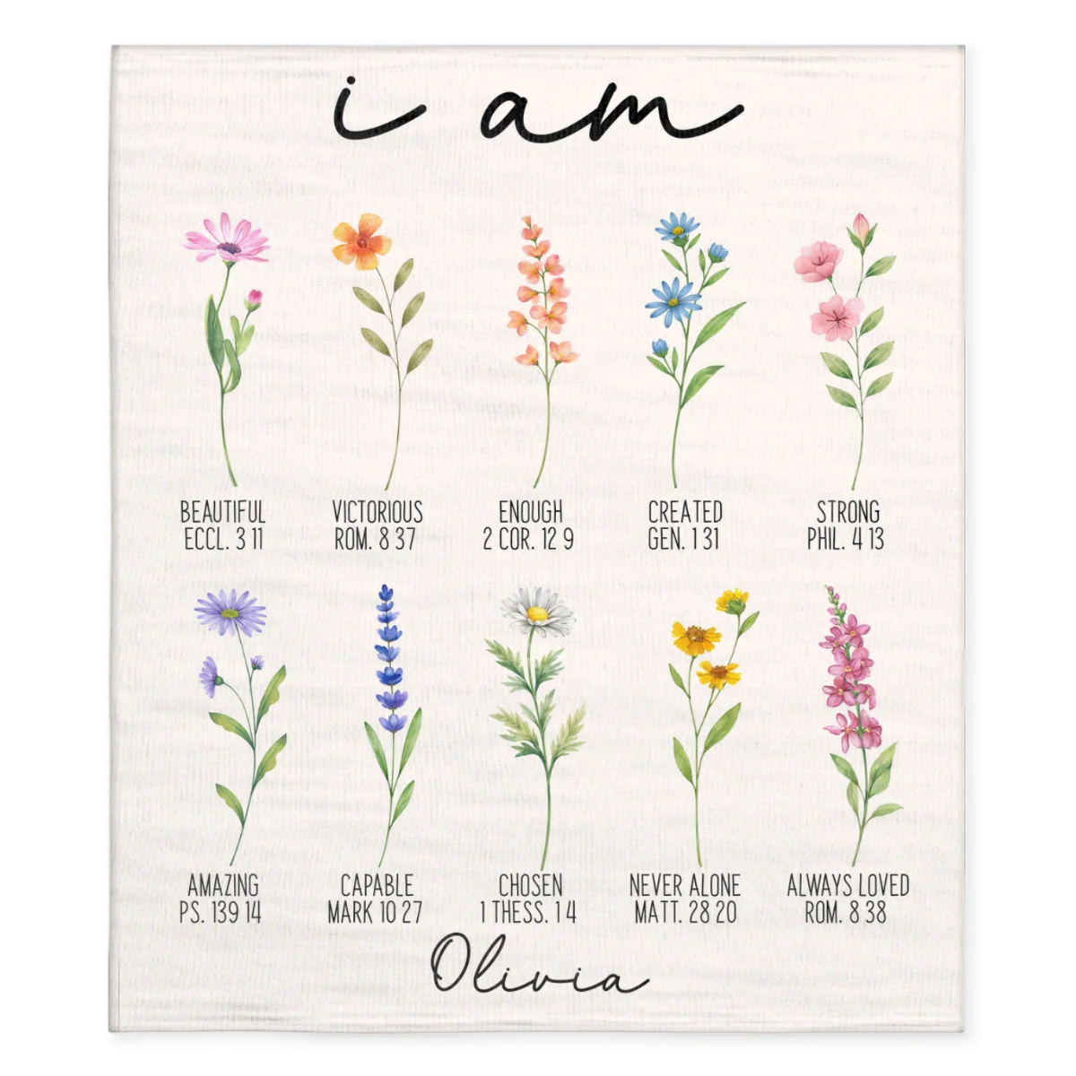 You Are Inspiring - Personalized Custom Fleece Blanket - Image 6