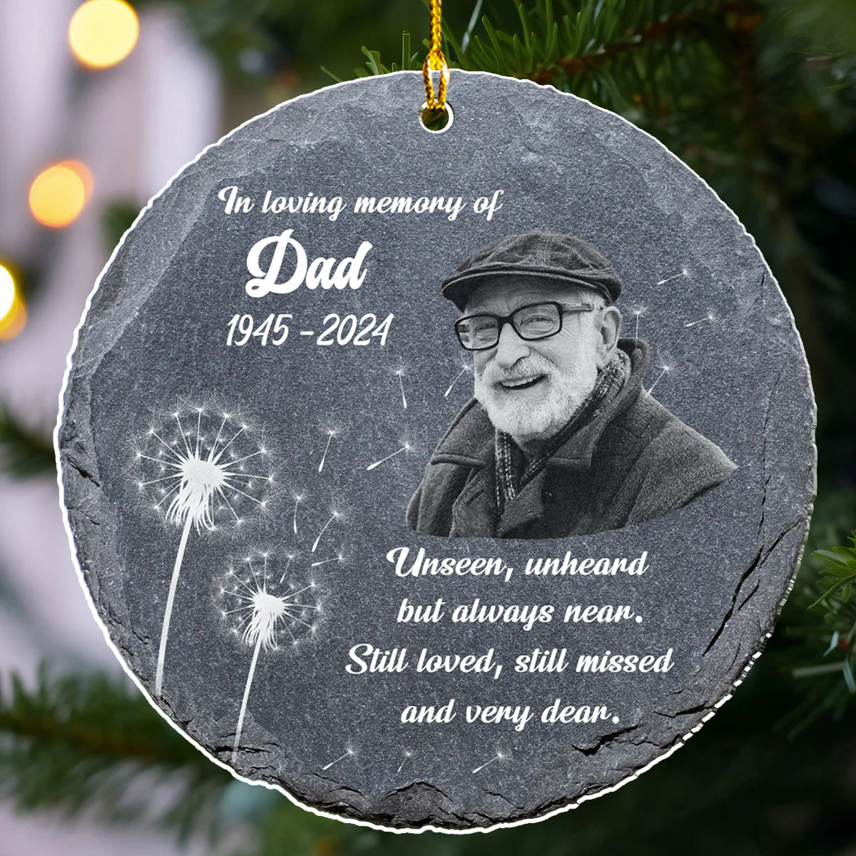 You Are Loved Beyond Words - Personalized Custom Acrylic Ornament - Image 4