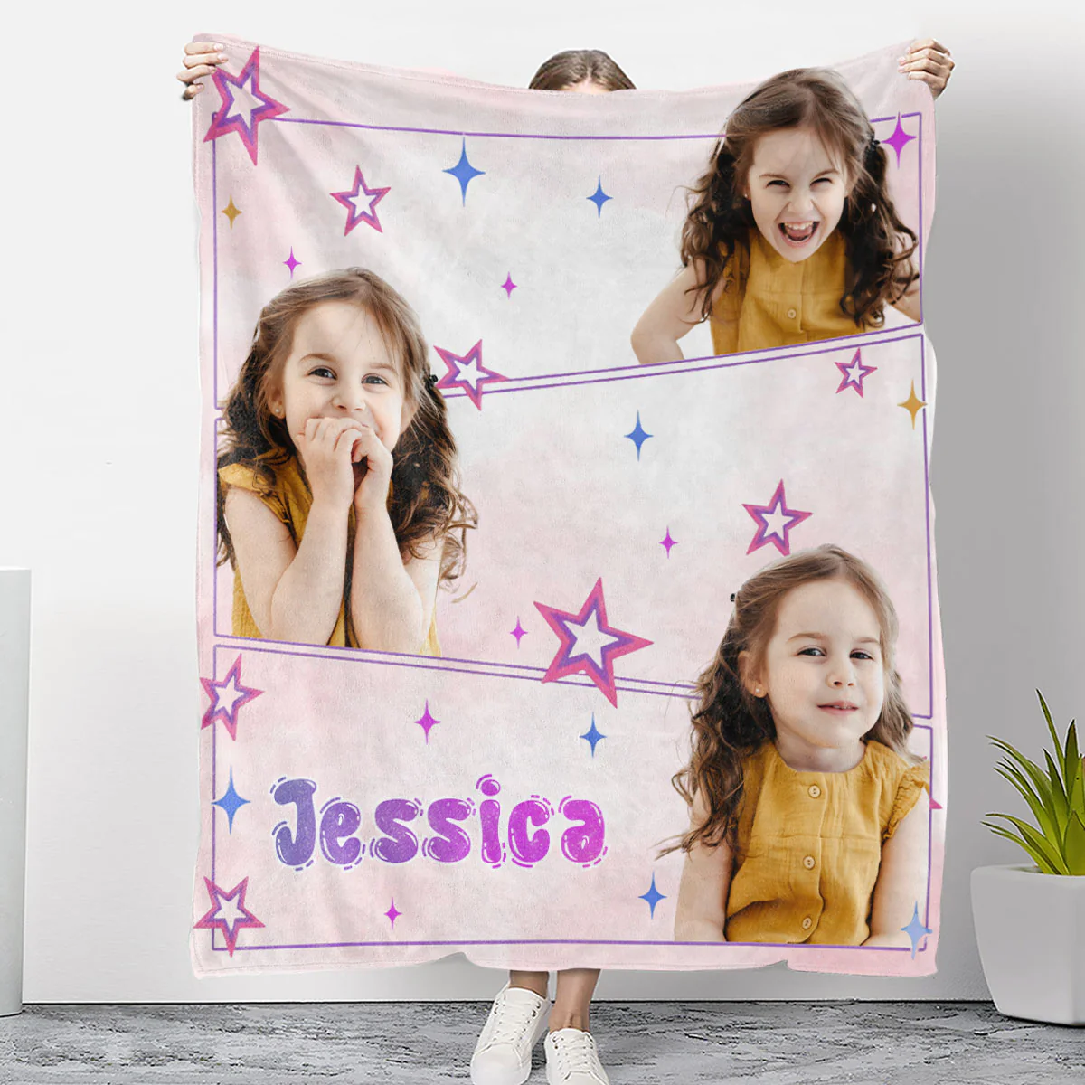 You Are Loved My Girl - Personalized Custom Fleece Blanket