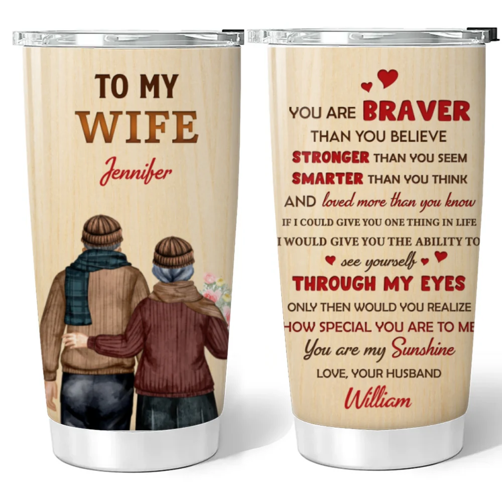 You Are Loved - Personalized Custom Tumbler - Image 6
