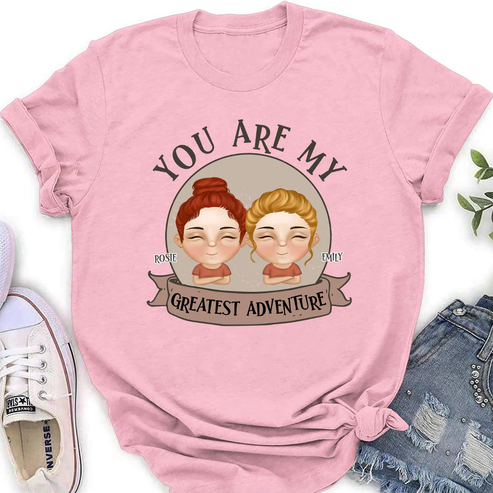 You Are My Adventure - Personalized Custom Women's T-shirt - Image 3