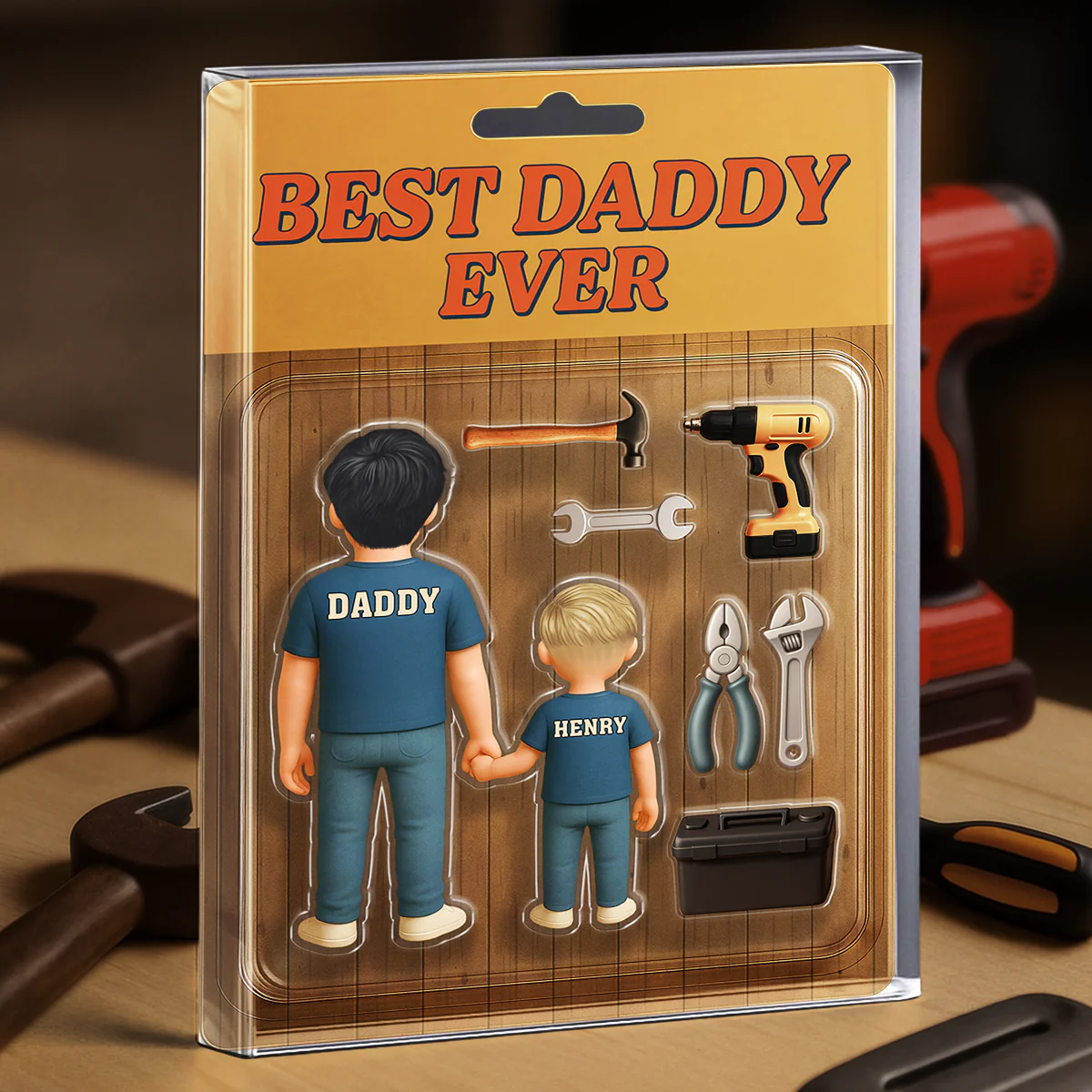 You Are My Best Dad - Personalized Custom Acrylic Plaque - Image 3