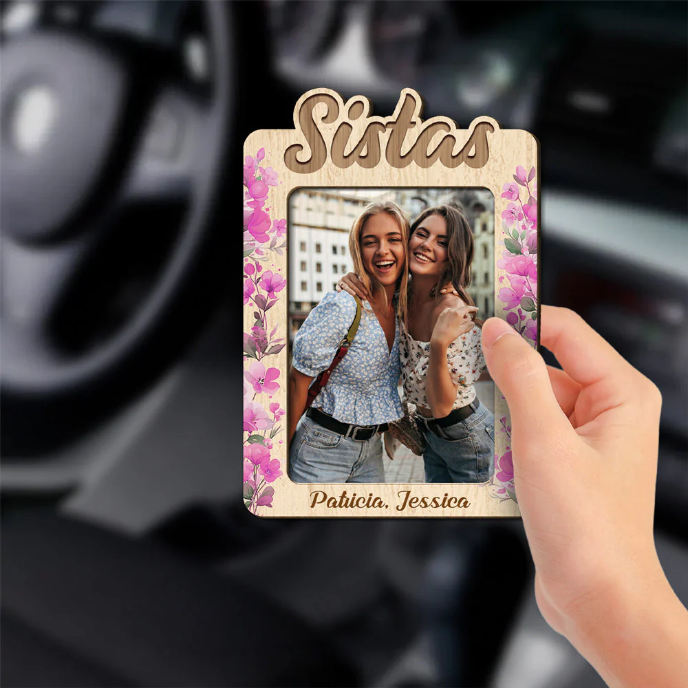 You Are My Bestie - Personalized Custom Car Visor Clip - Image 5