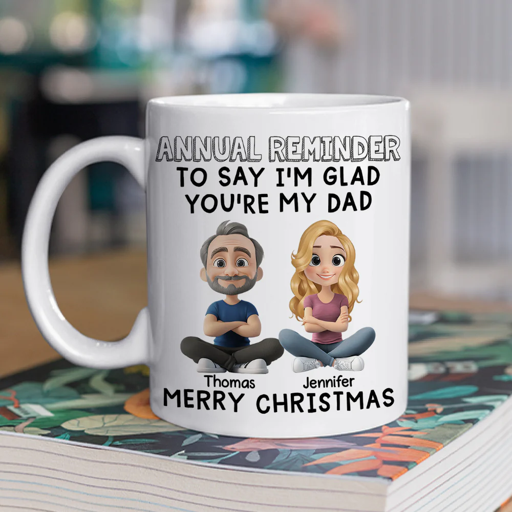 You Are My Dad - Personalized Custom Coffee Mug - Image 2