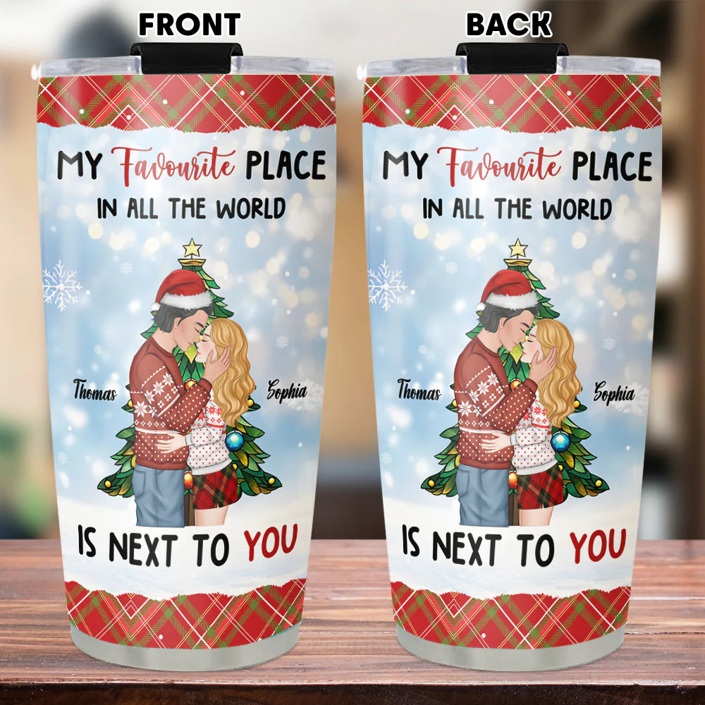 You Are My Favorite Place - Personalized Custom Tumbler - Image 2