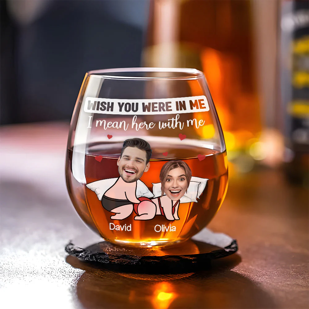 You Are My Favorite Thing - Personalized Custom Wine Glass - Image 4